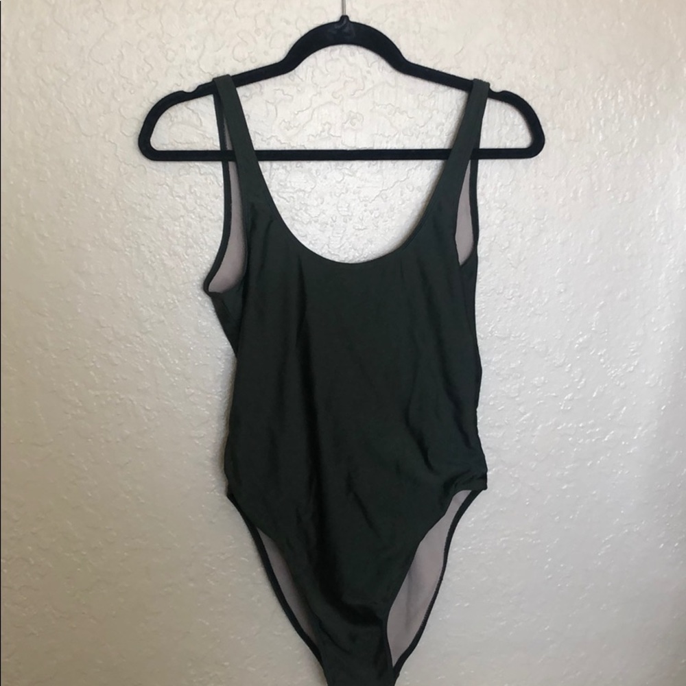 Army Green One Piece Baiting Suit